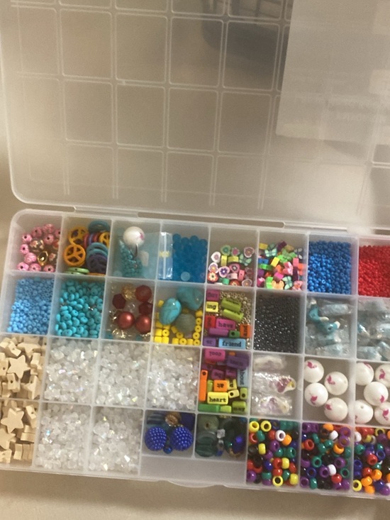 Jewelry - Bead Organizer Kit with Assorted Multicolored Crafters dream